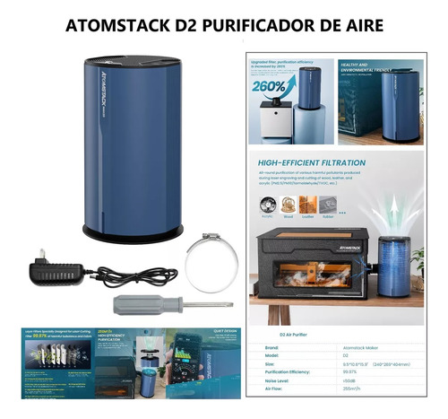 Máquina De Grabado Láser Atomstack A10 Pro 10w Y Accesorios