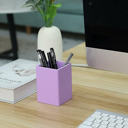 Soporte De Silicona Para Bolígrafos Y Lápices Morado