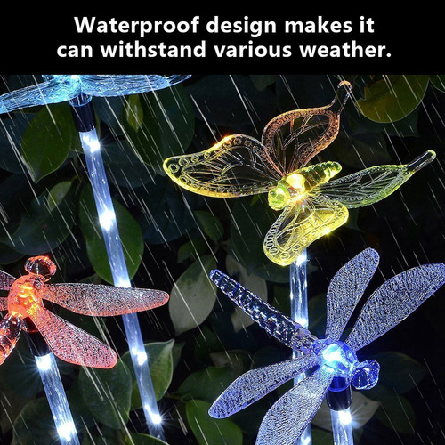 Nuevo 3 Unids Solar Powered Led Rgb Luz Jardín Patio Césped