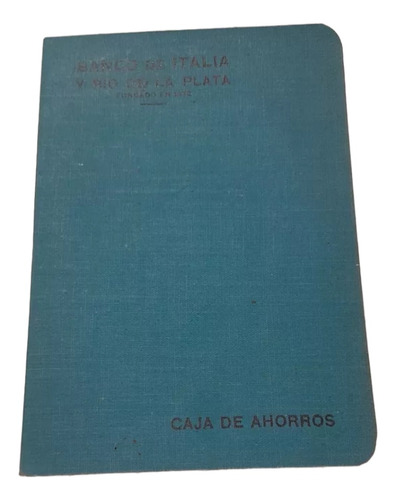 Libreta De Caja De Ahorros