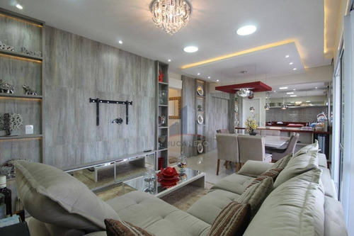 Imagem 14 de 30 de Century Plaza Residence: Apartamento Mobiliado Com 3 Suítes, Varanda Gourmet, À Venda, 107 M² Por R$ 800.000 - Vila Homero Thon - Santo André/sp - Ap1183