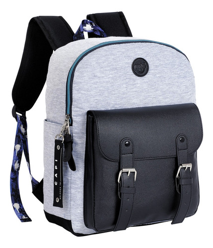 Mochila Morral Bolso Spark Casual Grey Para Niños Jóvenes