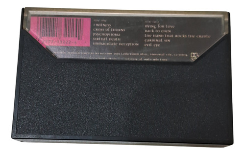 Black Sabbath Cross Purposes Cassette Importado Estándar