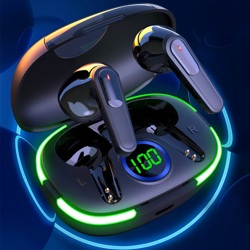 Fone De Ouvido Sem Fio 5.1 Bluetooth Wireless Earbuds Cor Preto