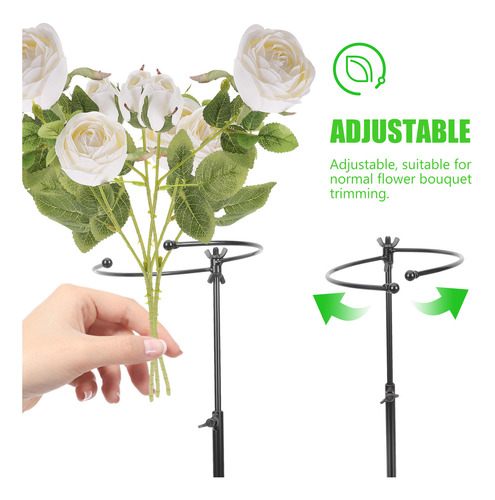 Soporte De Hierro Para Ramos De Flores, Estante Para Fijar R