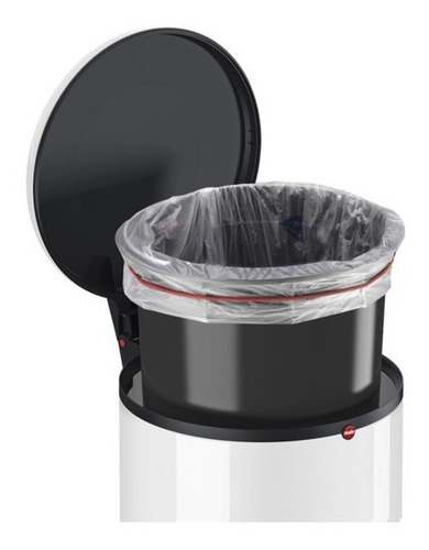 Cubo Cesto Residuos Hailo Harmony M Color Negro 12 L - Soft