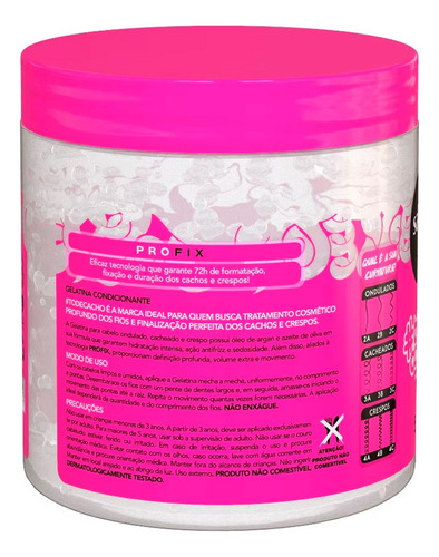Salon Line To De Cacho Gelatina Super Volumen Gel X 550gr