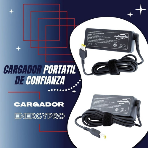 Cargador P/ Note Lenovo Adlx45ncc3a Adlx45ndc3a Adlx45nlc3a 