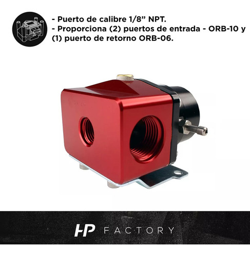 Regulador Presión De Combustible Dosadora 13101 Aeromotive