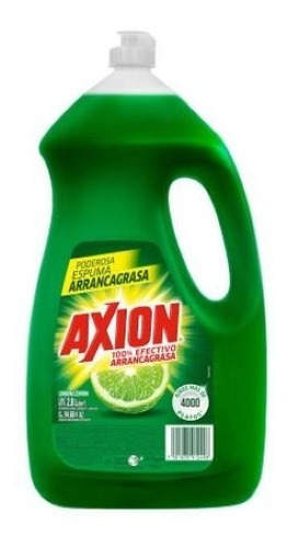 Lavatrastes Para Lavavajillas Axion Limón Líquido En Botella 2800 ml
