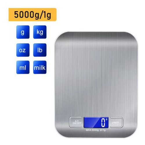 Plata 5 Kg/1 G (tipo De Batería) - Acero De Alta Precisión D
