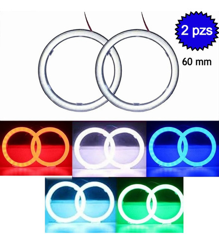 Aro Led Ojo Angel Anillo Super Brillante Eye Decorativo 60mm