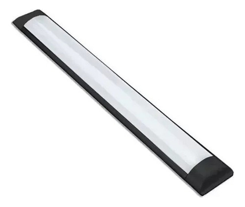 Luminária Led Slim Linear 40w 1,20cm Preta Branco-frio 110v/220v