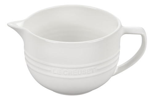 Tazón Para Masa Exclusivo De Gres Le Creuset, 3.25 Qt., Blan