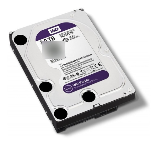 Disco Duro 3 Tb Western Digital Purple Video Vigilancia Cctv