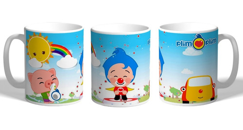 Taza Personalizada Plim Plim El Payaso De Plastico