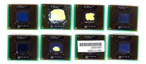 Lot-8 Intel Piii-650 Mobile 100mhz Mpga2 Cpu Sl4jy-l8 65 Cck