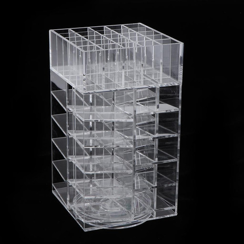 Soporte De Lápiz Labial Giratorio Acrílico