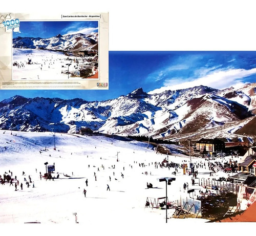 Imagen 1 de 6 de Puzzle Argentina Bariloche 1000 Piezas Rompecabezas Playking