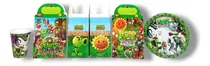 Comprar Plantas Vs Zombies Kit Para Fiestas De Cumpleaños 10 Niños.