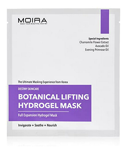 Moira Botánico Levantamiento Hydrogel Mascara