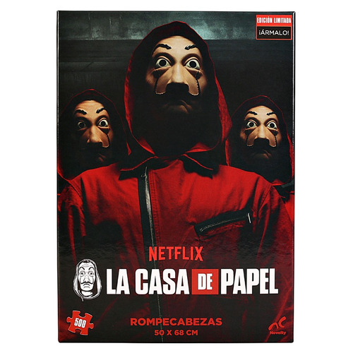 Rompecabezas Coleccionable La Casa De Papel-v-500 Pzs