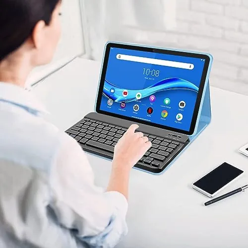Funda De Teclado Para Lenovo Tab M10 Fhd Plus 10.3 Tb-xf