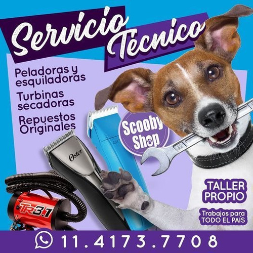 Imagen 1 de 6 de Servicio Técnico Oster Andis Whal Peluqueria Canina