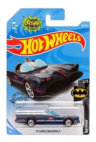 Auto Hot Wheels Batman Tv Series Coleccionable Original 
