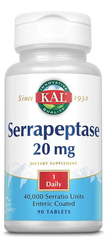 Kal | Serrapeptase | 20mg | 90 Tablets