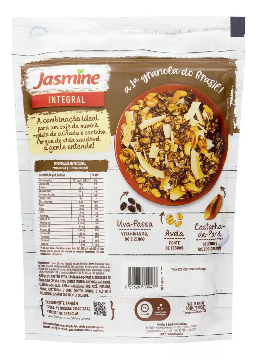 Terceira imagem para pesquisa de granola 1 kg