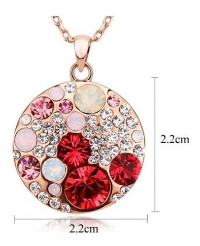 Collar Circulo Cristales Swarovski Elements