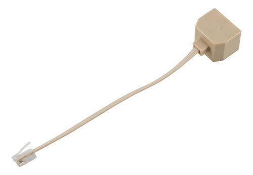 . 10 Conectores Telefónicos Rj11 Macho A Rj11 Hembra Doble F