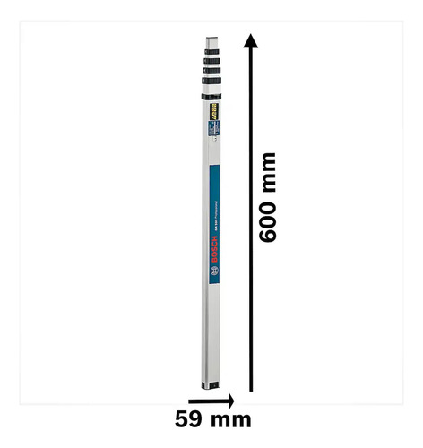 Regla De Medición 5 Metros Para Nivel Óptico Bosch Gr500