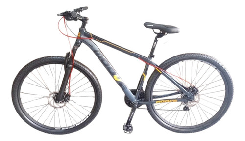 Bicicleta Moove Cronos Rod29 21 Velocidades 2025 Gris Y Naranja M