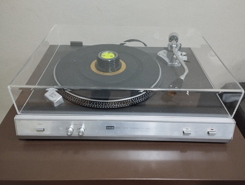 Toca Disco Cce Dd7000 Tampa De Acrílico Nova Prata (Usado)