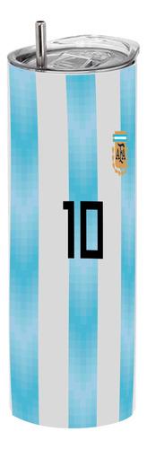 Termo Skinny Café 20 Oz - Lionel Messi Argentina #131
