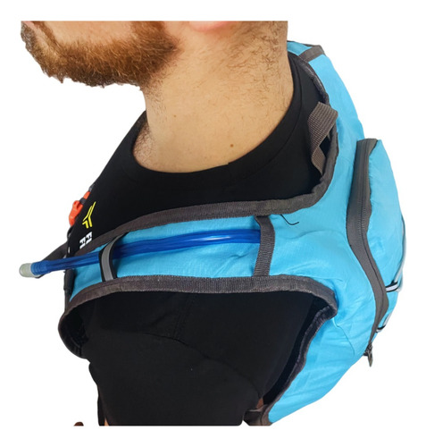 Mochila Hidratacion Ciclismo Running Bolsa De Agua 2 L Color Rosa