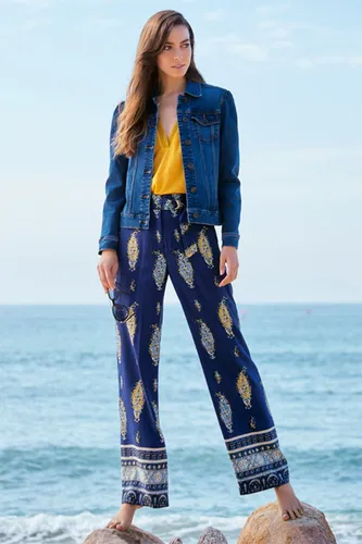 Pantalon fresco mujer sale
