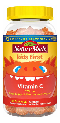 Natures Made Kids First Gomitas Vitamina C - Mandarina