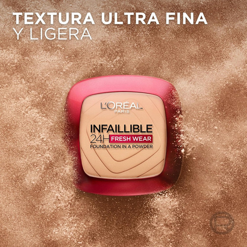 Base En Polvo Infallible 24h Fresh Wear L'oréal Paris 9g