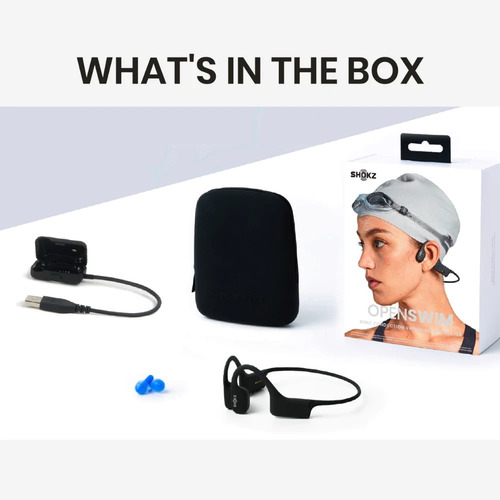 Imagen 4 de 10 de Openswim Shokz- Auriculares Conducción Ósea Impermeables