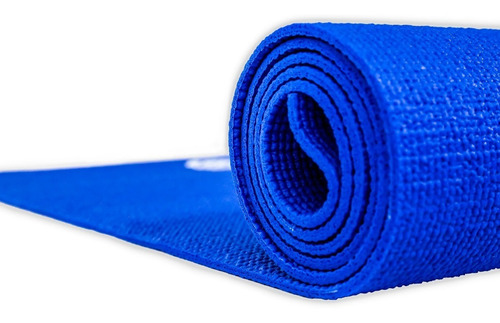 Tapete Yoga Ejercicio Entrenamiento Relajación 5mm Mjm In Color Azul