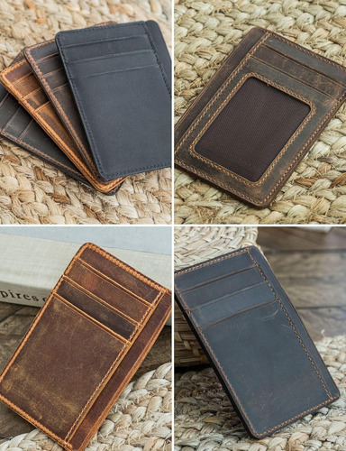 Estuche Para Pasaporte Tegoprints Marron De Cuero