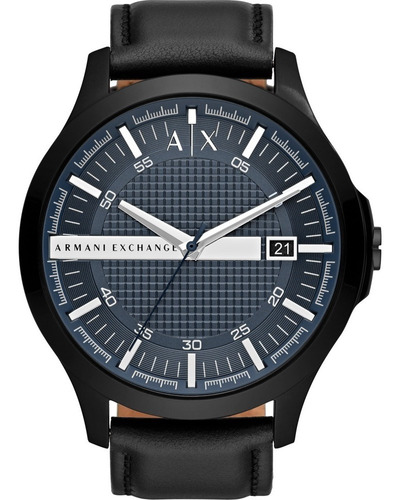 Relógio Armani Exchange Ax2411 Masculino 46mm Pulseira Couro