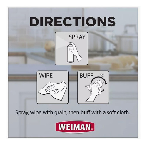 Weiman Acero Inoxidable Limpiador & Abrillantador 482g