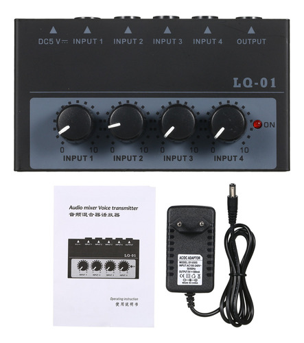 Mezcladores Para Studio 4 Noise Channel Stage Mixer Ultra 4