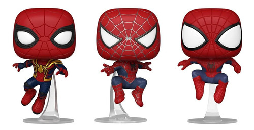 ¡funko Pop! Paquete De 3 De Marvel Spiderman: No Hay Camino