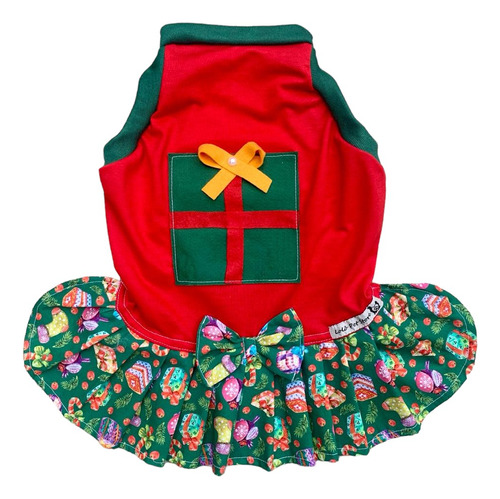 Roupa Cães Lolô - Fêmea - Natal Presentinho Lolô Pet Store