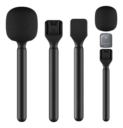 Cc Adaptador De Microfone Sem Fio Portátil Com Espuma Para